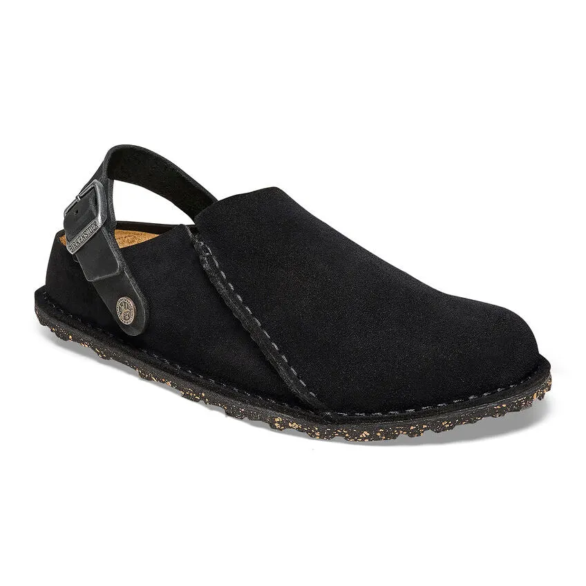 Men's Birkenstock Lutry Suede 1025323  Color:  Black