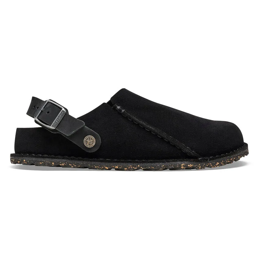Men's Birkenstock Lutry Suede 1025323  Color:  Black