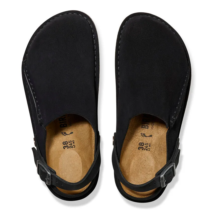 Men's Birkenstock Lutry Suede 1025323  Color:  Black