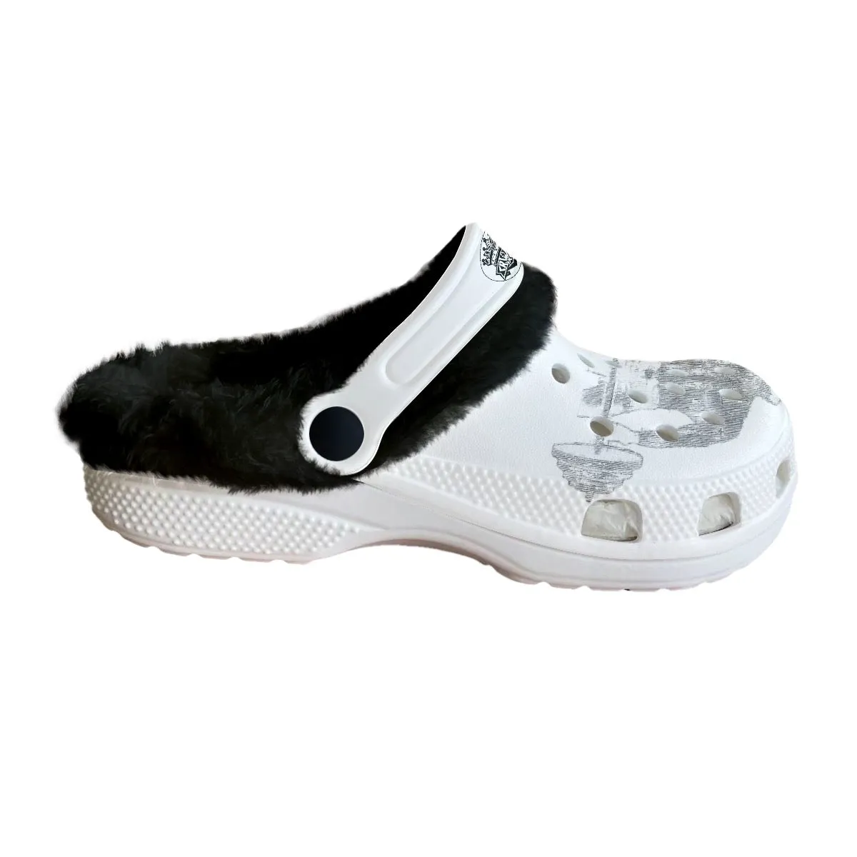 Men's Classic Clogs with Fleece white lifters clogs
