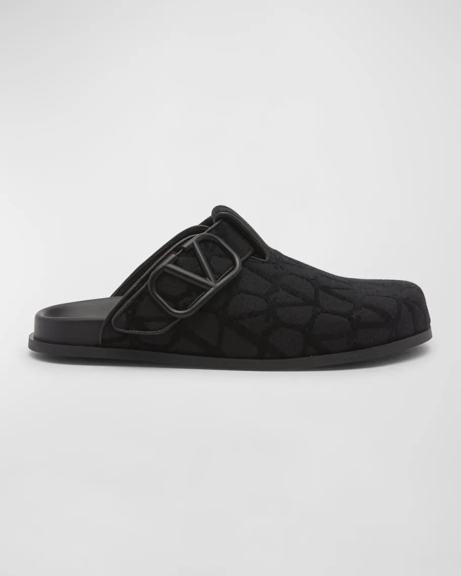 Men's clogs Toile Iconographe Valentino Garavani
