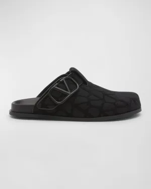 Men's clogs Toile Iconographe Valentino Garavani