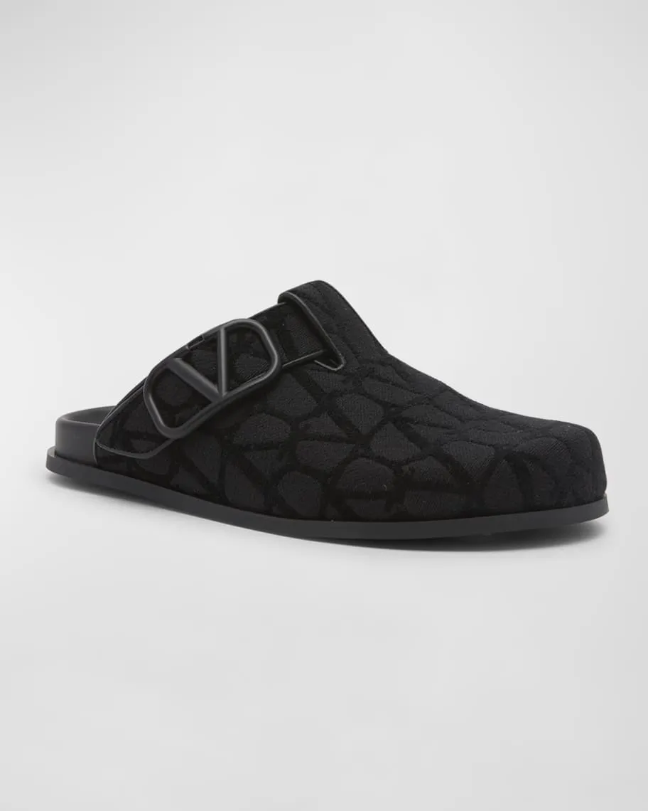 Men's clogs Toile Iconographe Valentino Garavani