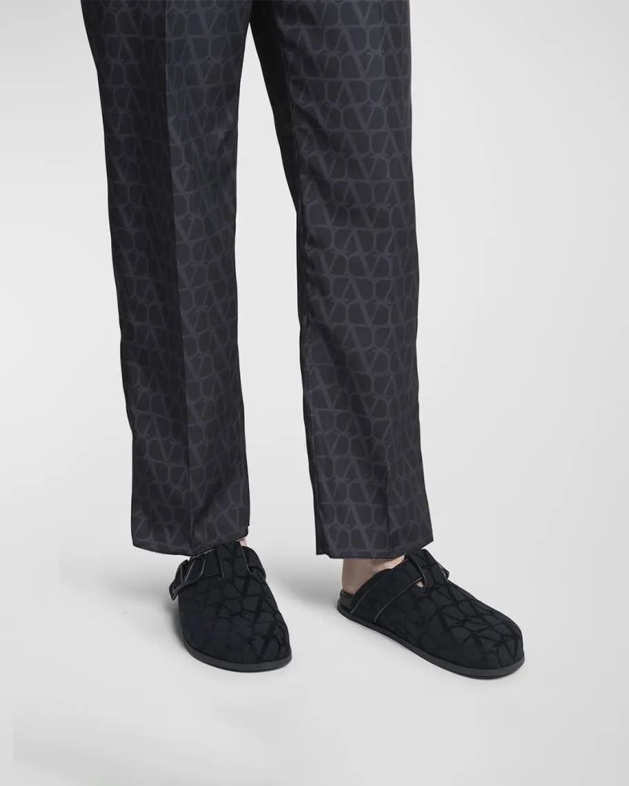 Men's clogs Toile Iconographe Valentino Garavani