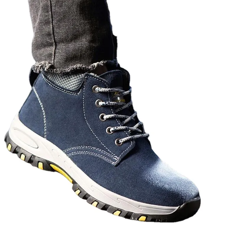 Men's Steel Toe Cap Safety Shoes - Protective Work, Hiking, and Trainer Boots