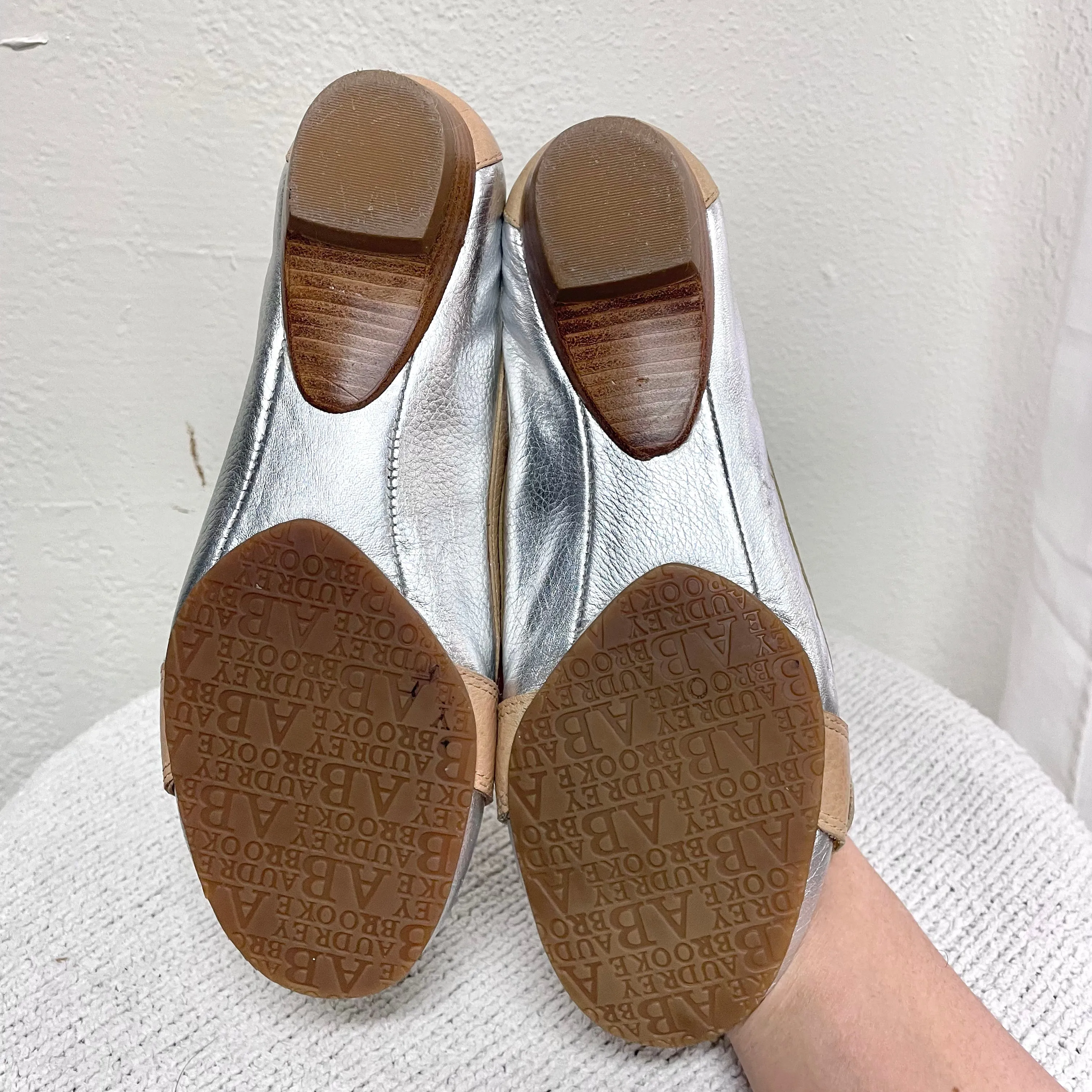 Metallic Buckle Loafers
