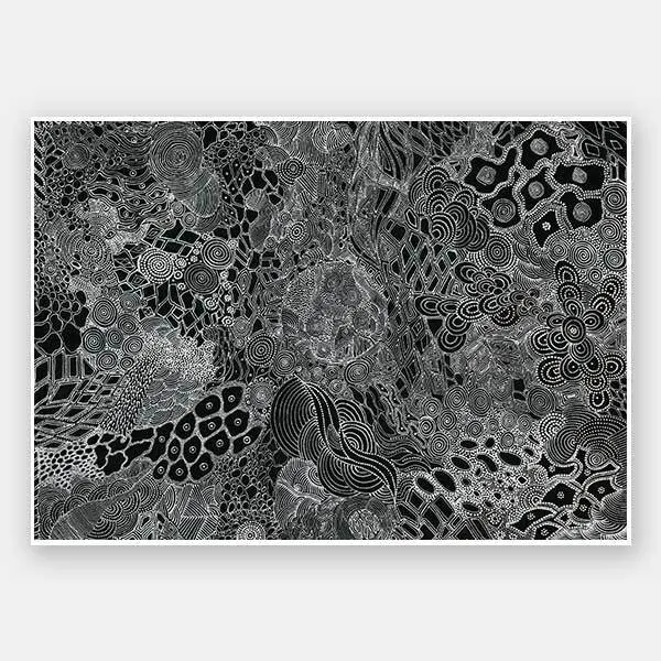 Mina Mina Jukurrpa I Unframed Art Print
