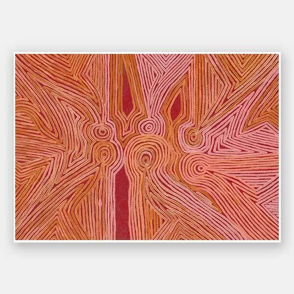 Mina Mina Jukurrpa III Unframed Art Print