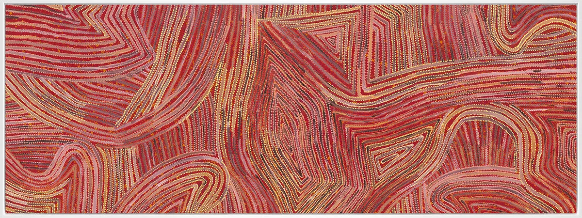 Mina Mina Jukurrpa IV Canvas Art Print