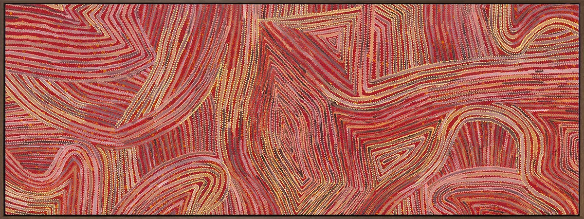 Mina Mina Jukurrpa IV Canvas Art Print