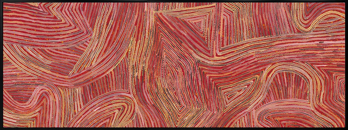 Mina Mina Jukurrpa IV Canvas Art Print