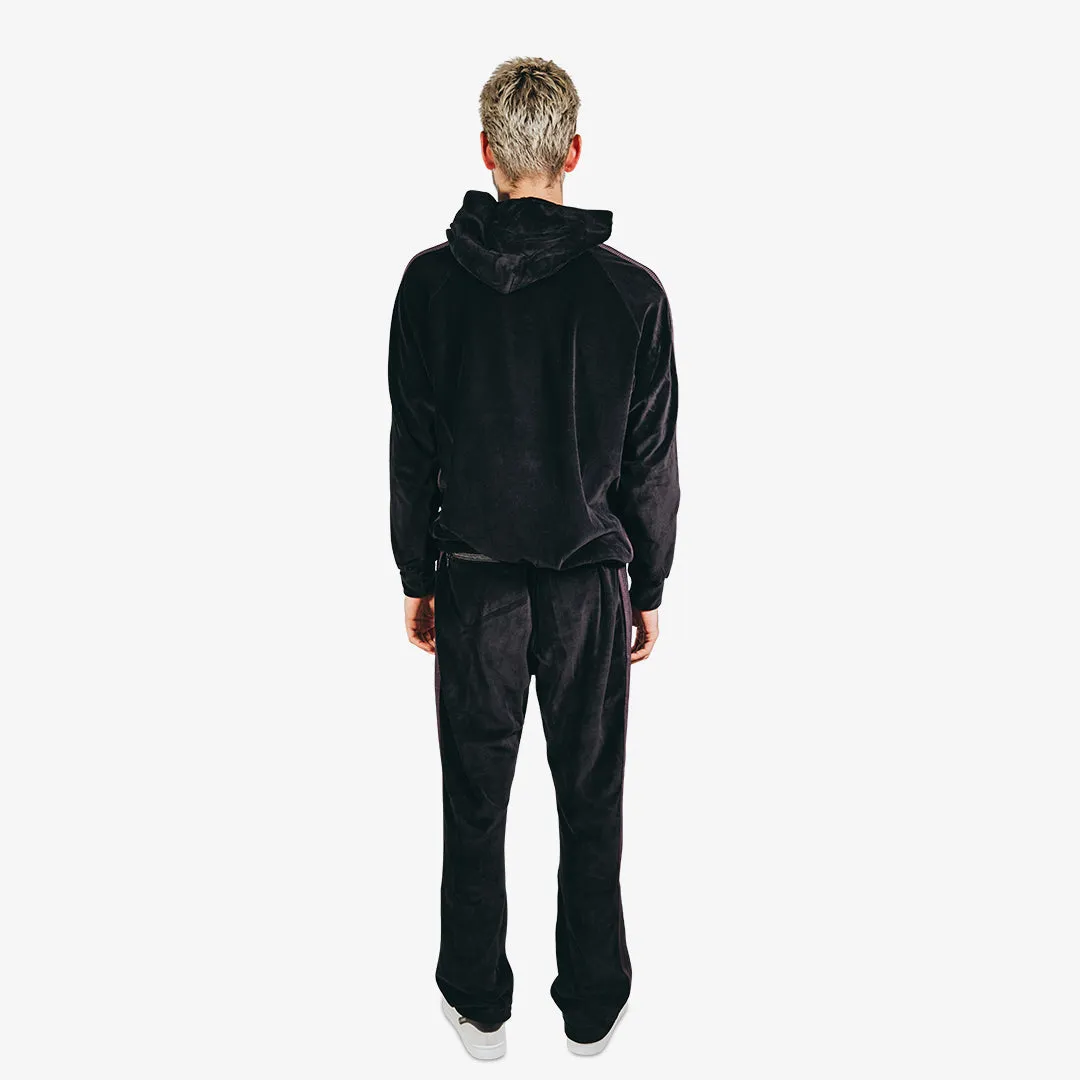 Needles Velour Track Hoody Black