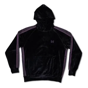Needles Velour Track Hoody Black