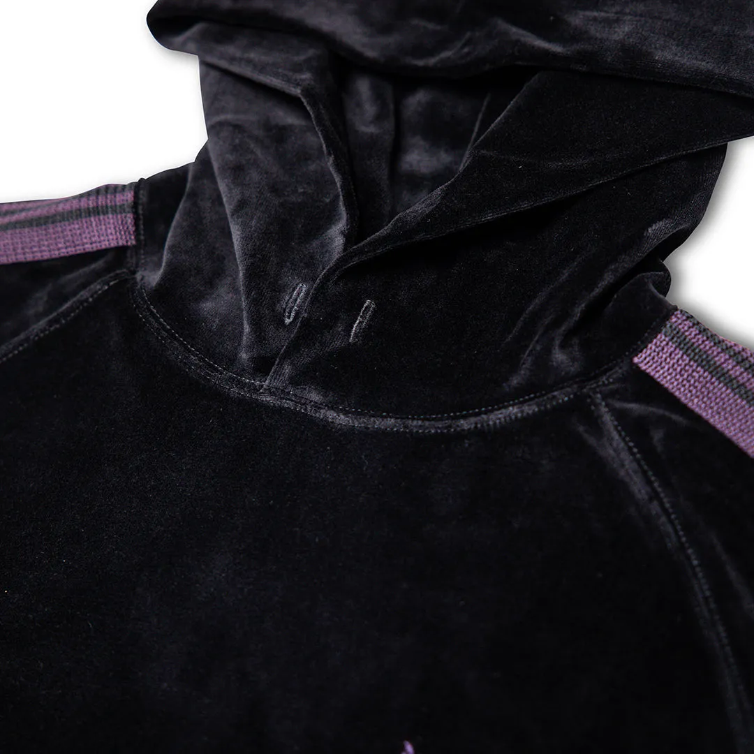 Needles Velour Track Hoody Black