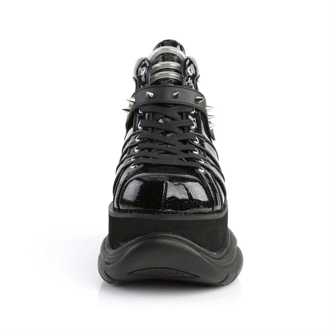 Neptune-100 Black Vinyl UV Reactive Tubing 3" Platform Shoe