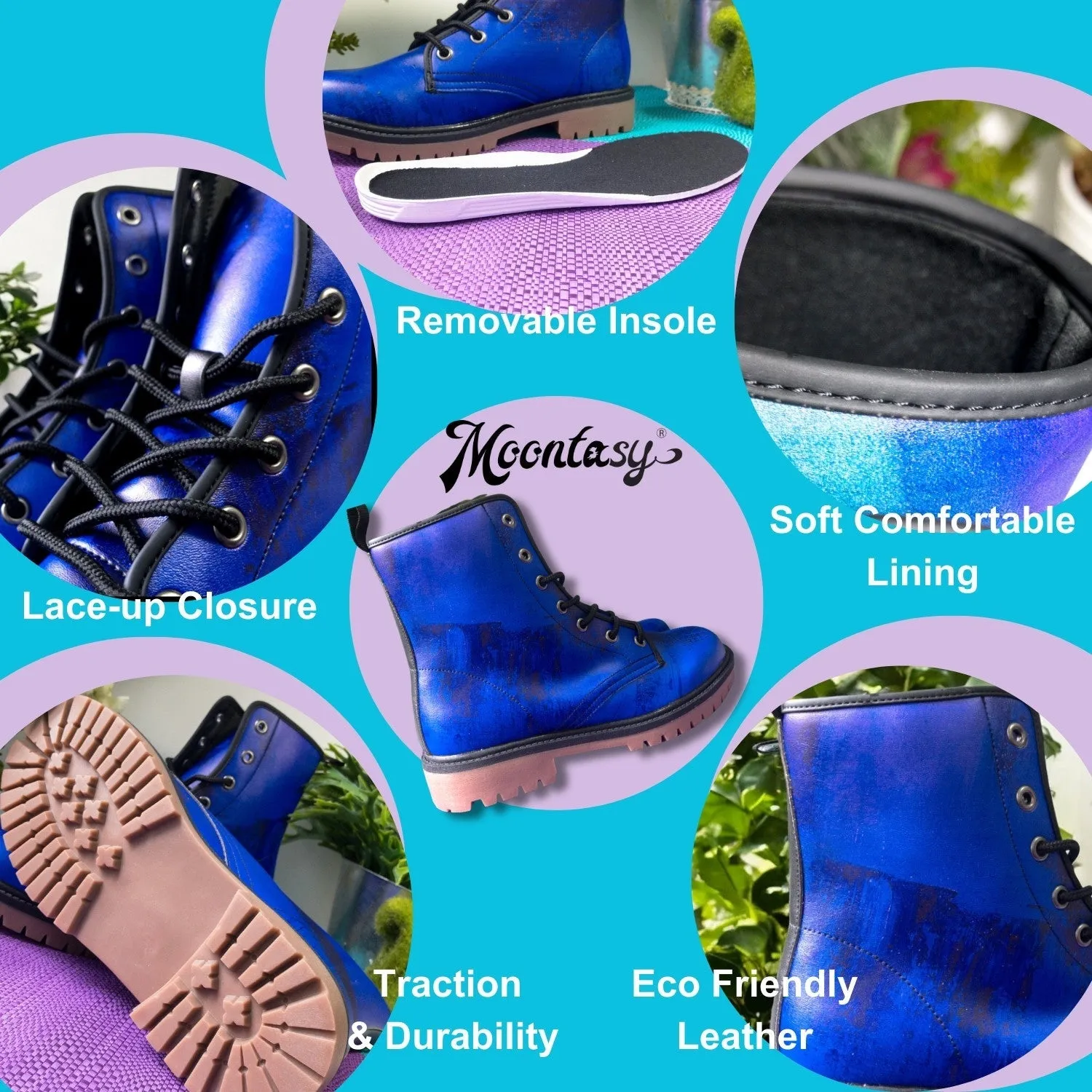 Pink Cartoon Character Combat Boots (Hot Pink｜Barbie Pink| Fantasy boots| Fashion Colorful boots For Women｜80s boots| Girls| Y2k boots