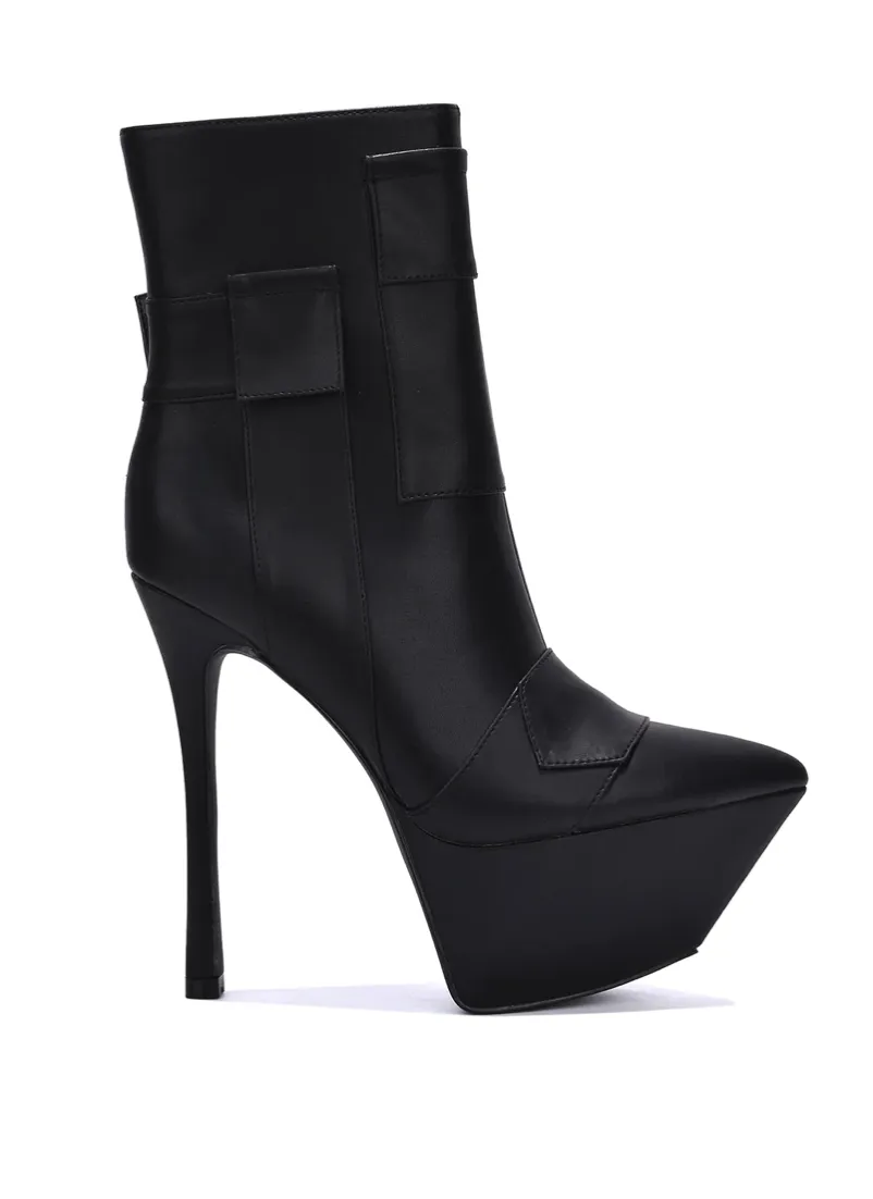 Platform Heel  Bkiner Black