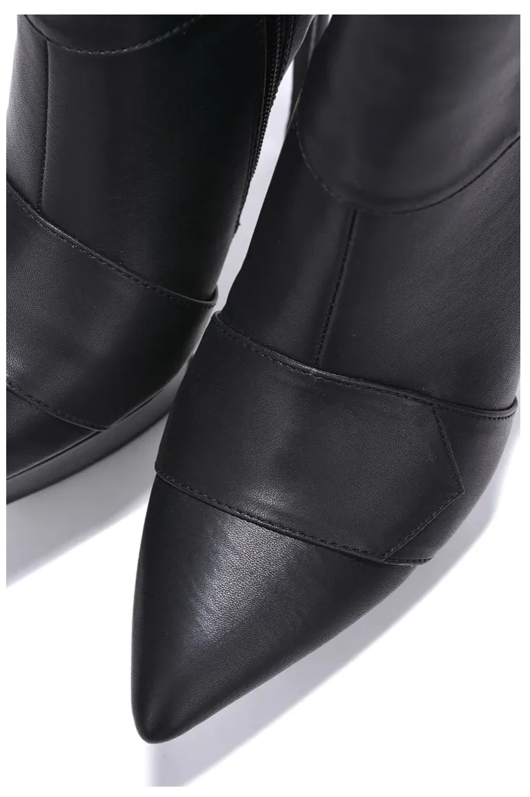 Platform Heel  Bkiner Black