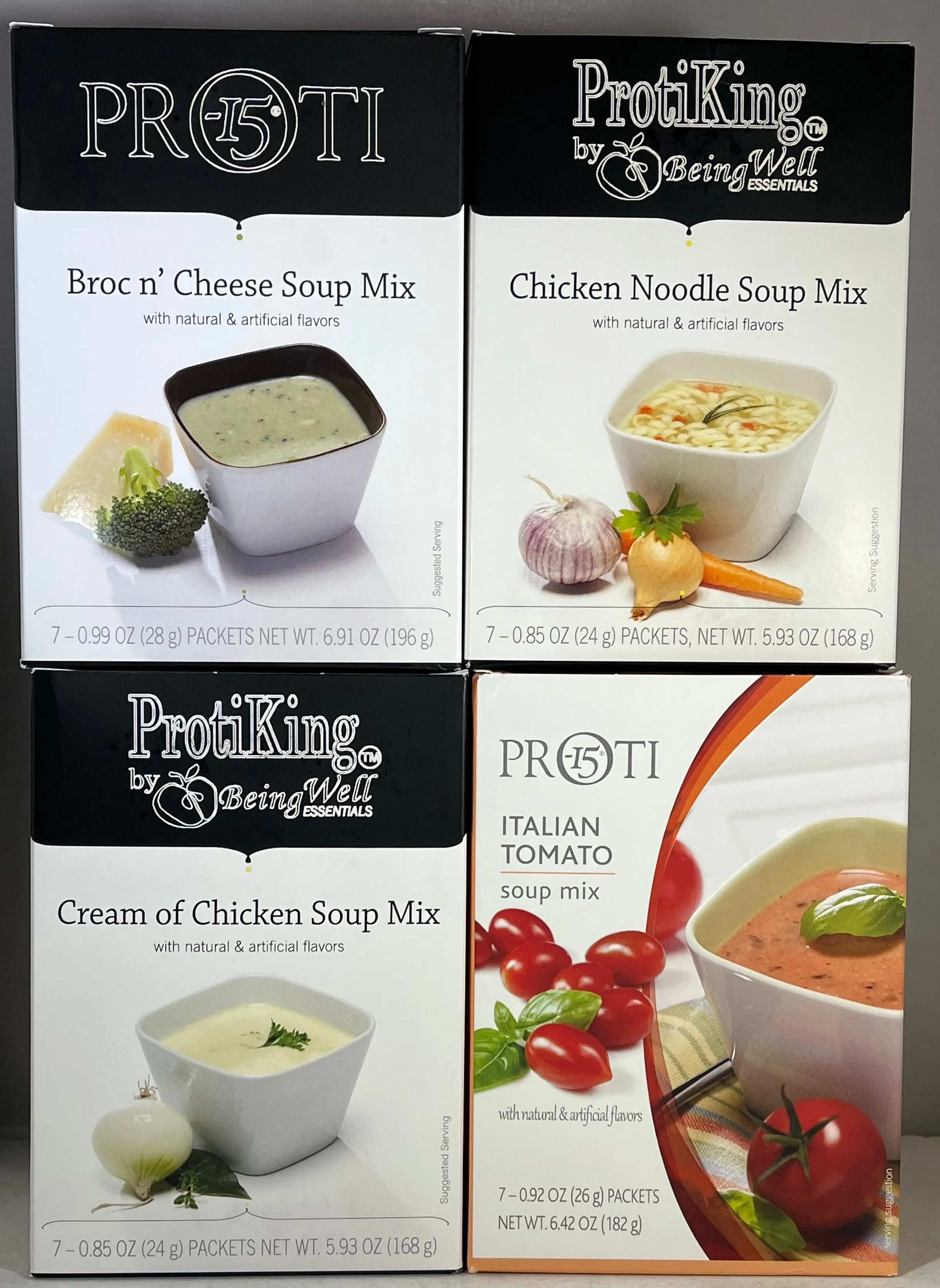 Proti King  Variety Soup Bundle 28 servings - 4 flavors