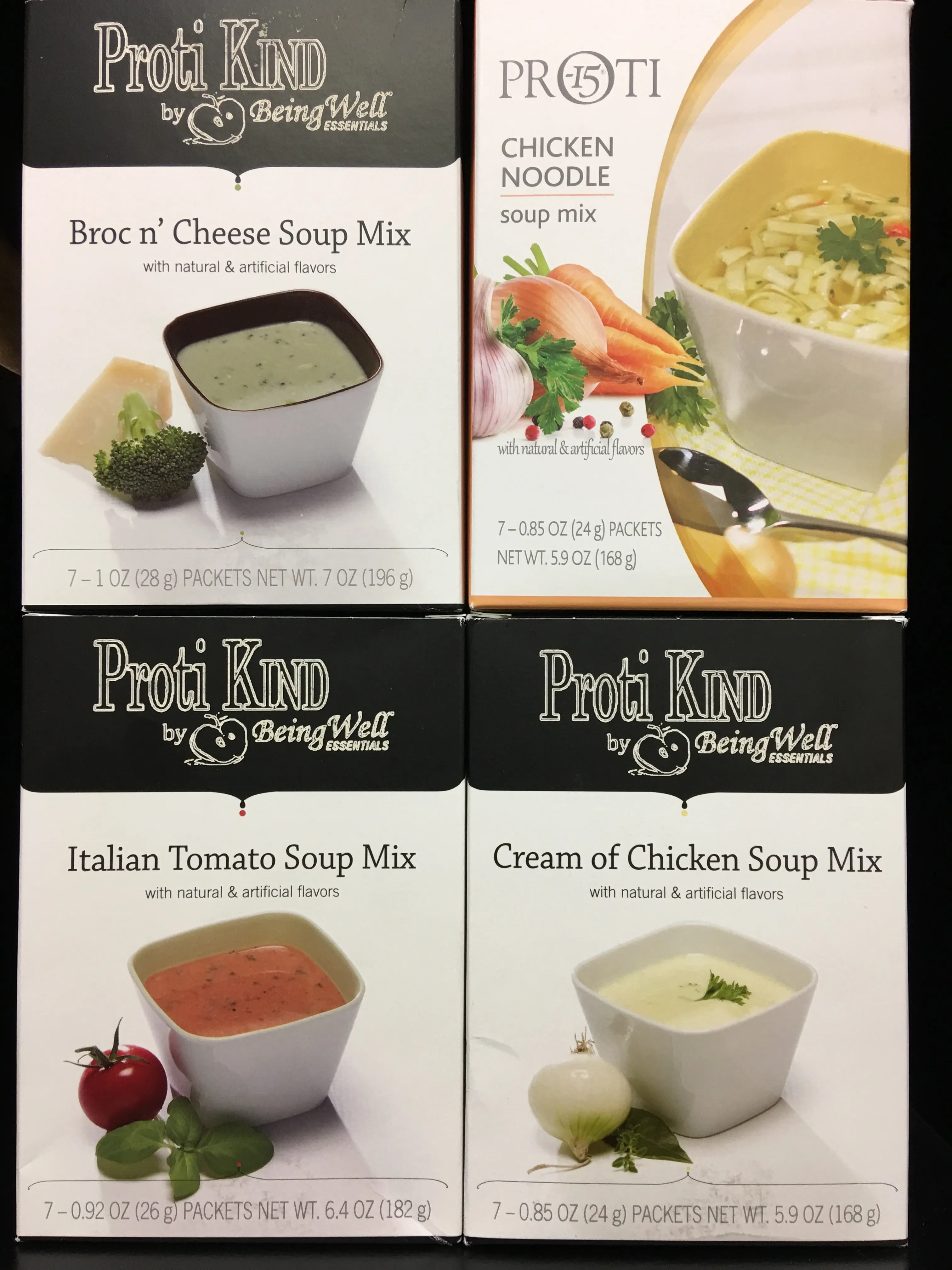 Proti King  Variety Soup Bundle 28 servings - 4 flavors