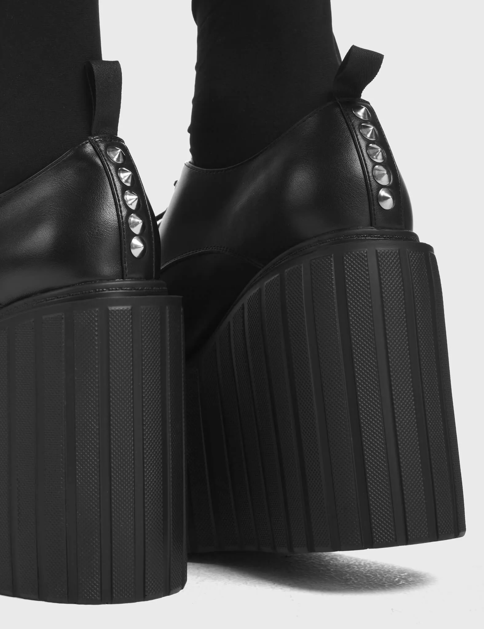 Quiet Down Chunky Platform Creeper Shoes