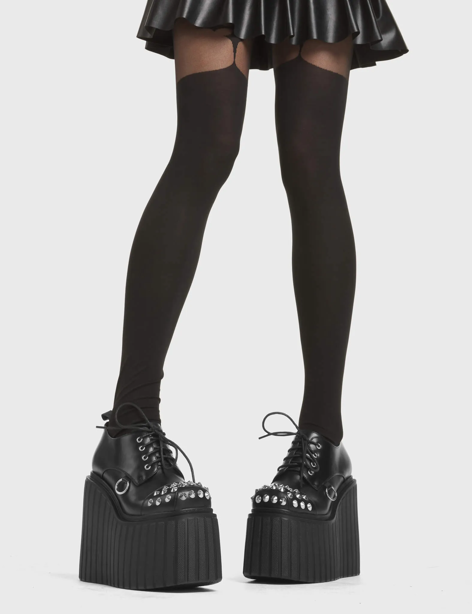 Quiet Down Chunky Platform Creeper Shoes