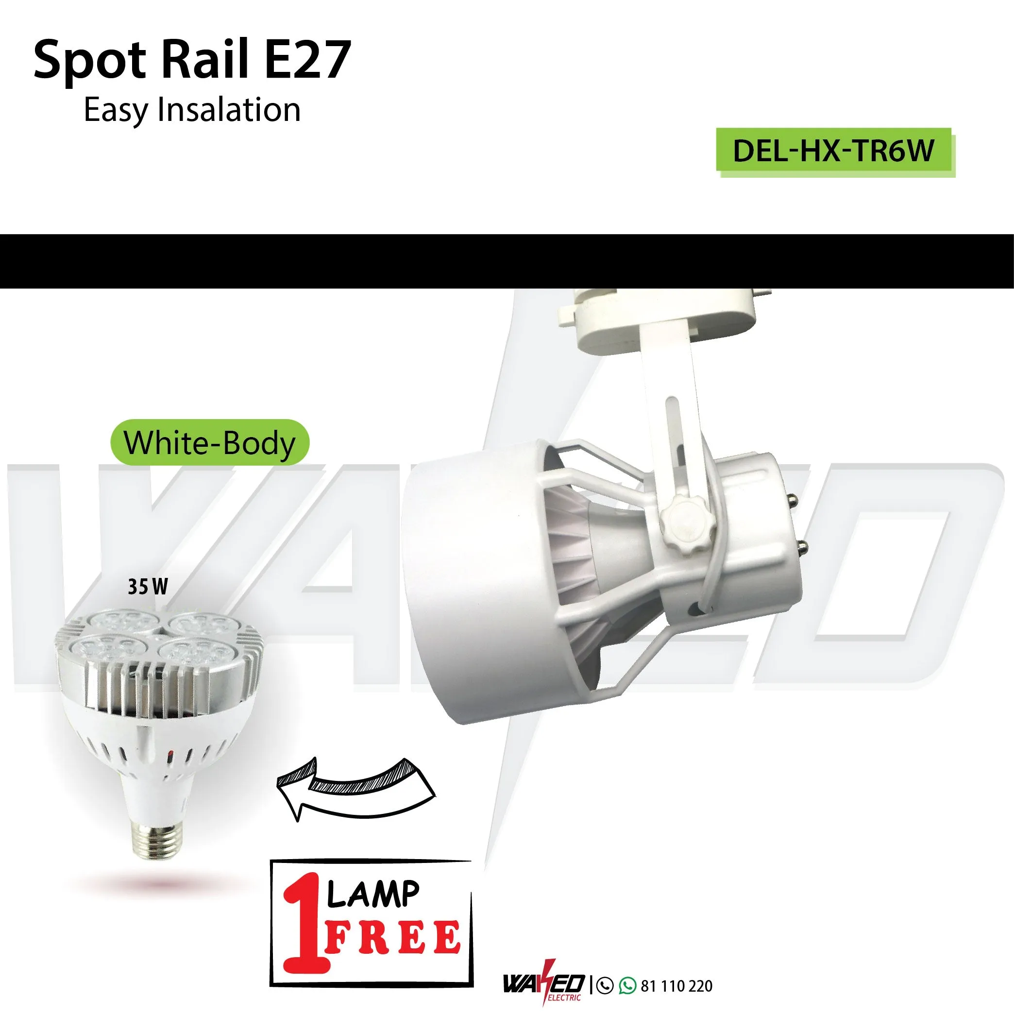 Rail Spot Light - E27 - N.General