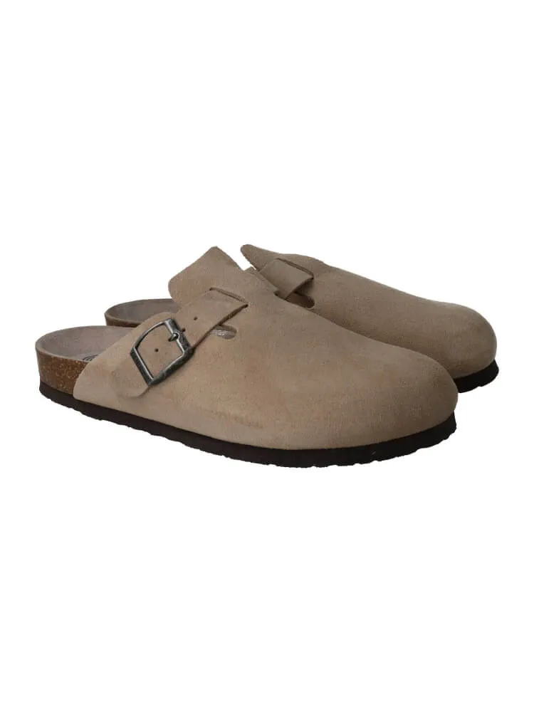 Riva Taupe Clogs