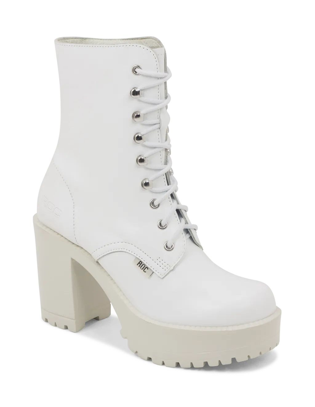 Roc Boots - Lush - White Leather Boots