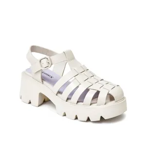 Rome Cowhide Platform Sandals