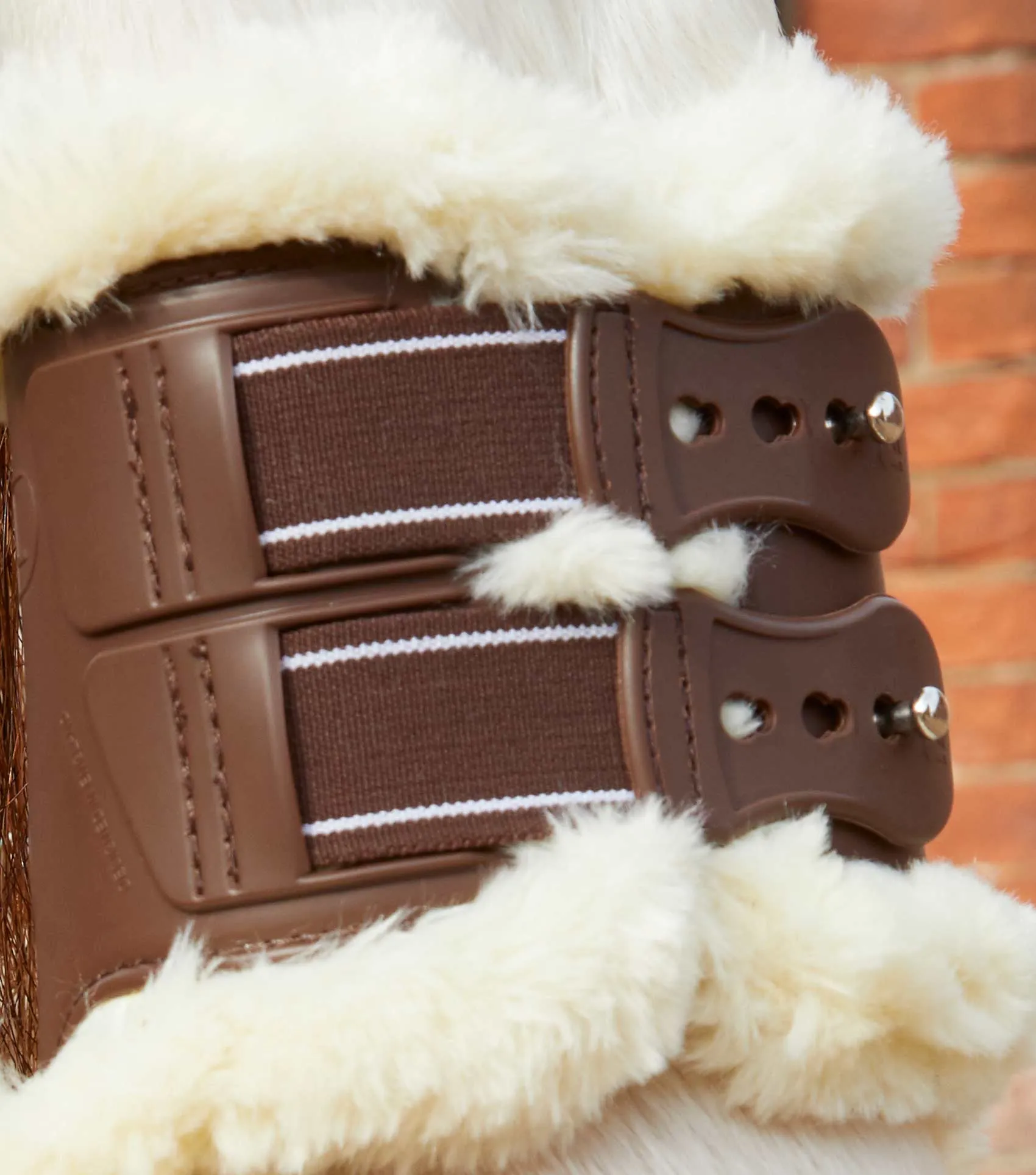 Sale Techno Wool Fetlock Boots Brown