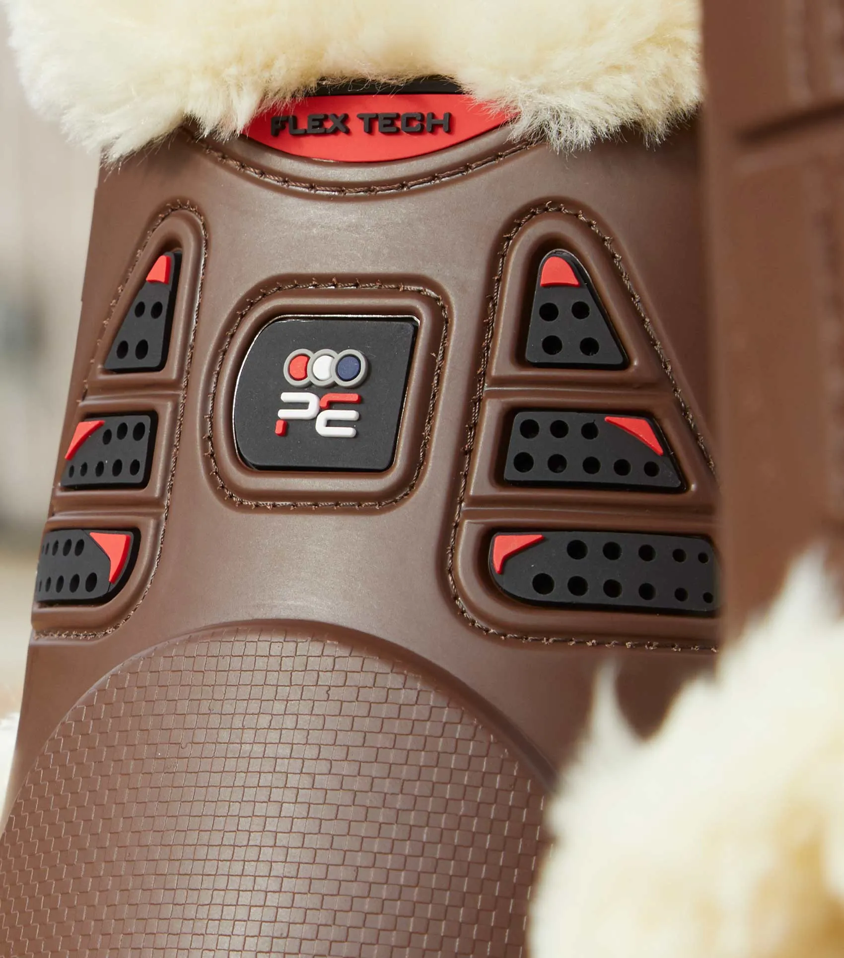 Sale Techno Wool Fetlock Boots Brown