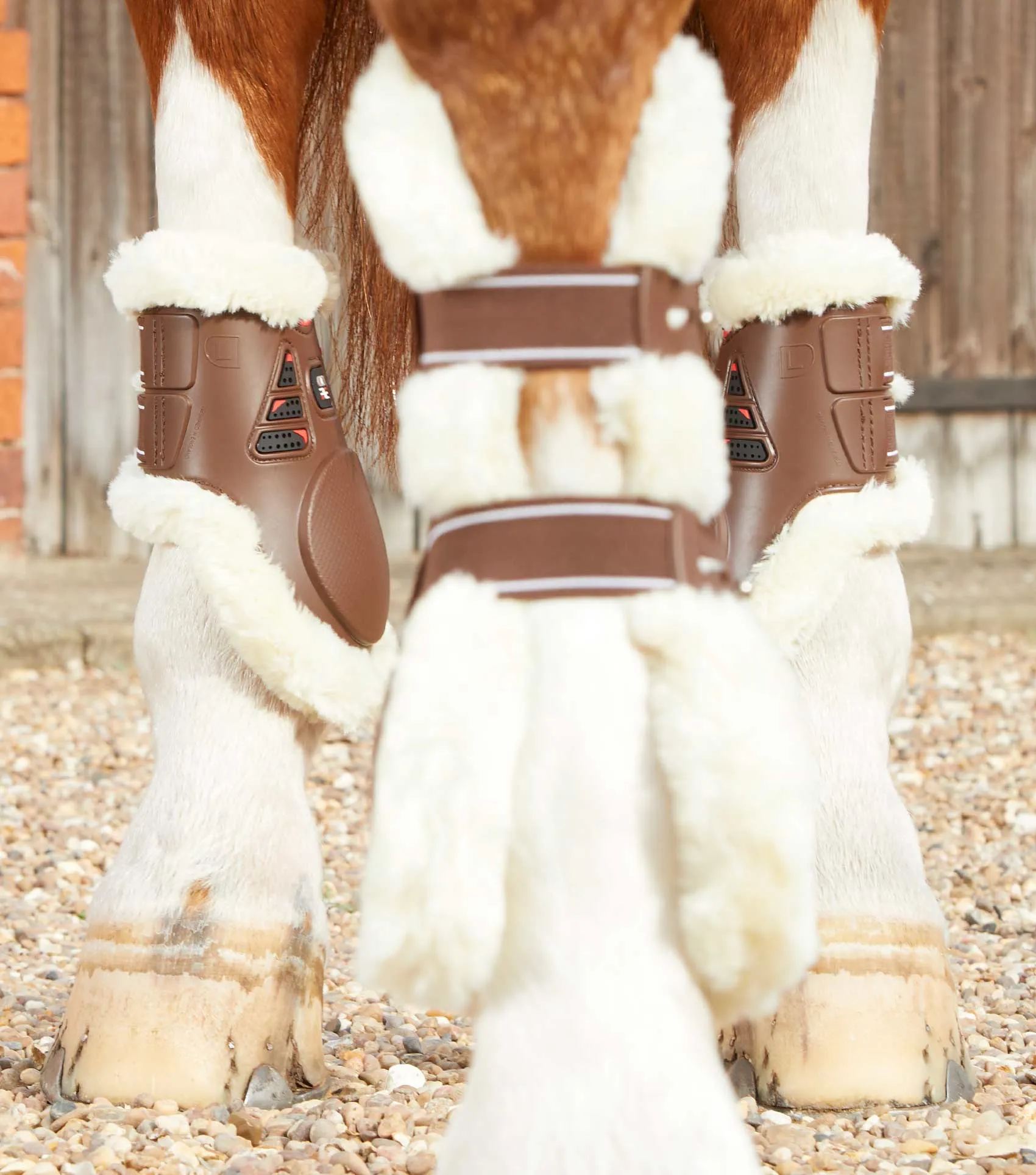 Sale Techno Wool Fetlock Boots Brown