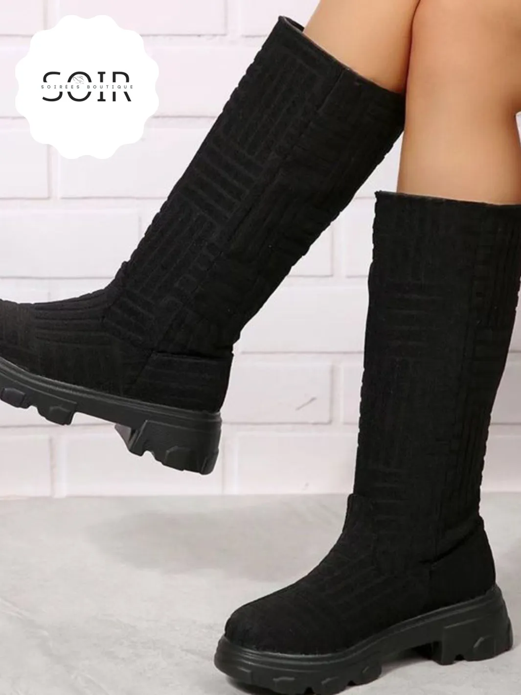 Sassy Suede Soiree: Mid-Calf Mingle Boots