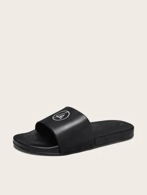 SHEIN Logo printed Flip Flops