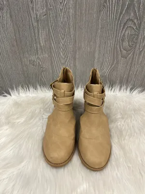 Shoes Heels Platform By Clothes Mentor In Tan, Size: 11.5