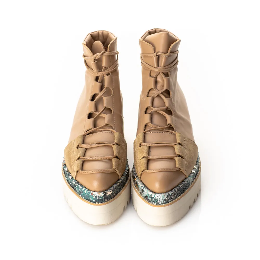 SHR Summer Joy sandy booties - party edition