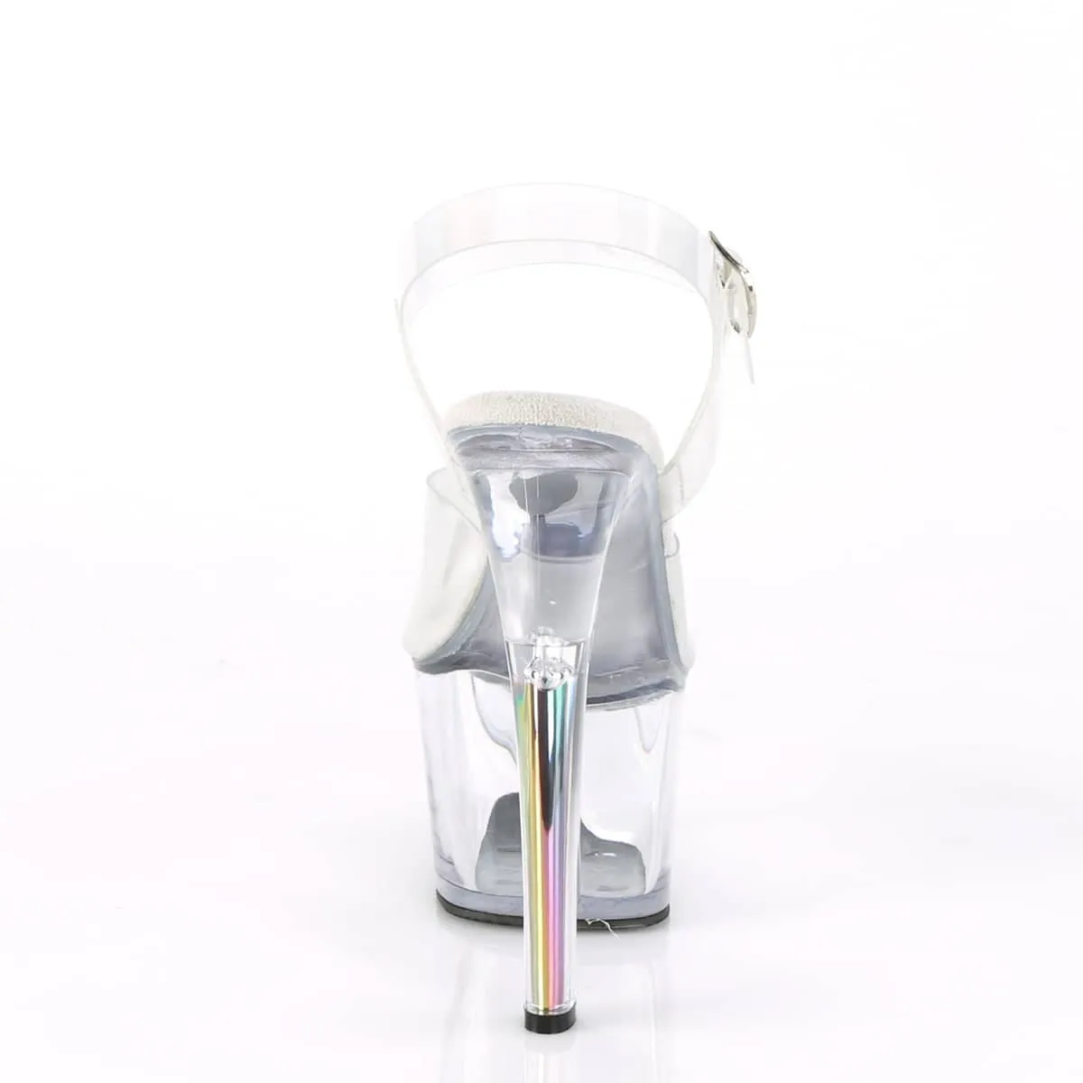 SKY-308N-RBH Clear Ankle Peep Toe High Heel