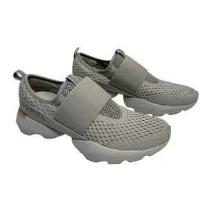 Sorel Kinetic Impact Strap Sneaker Gray Women’s 9.5 Slip On Dove Moonstone