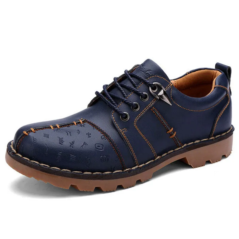 Spring And Autumn Men's Comfortable Boots On Platform