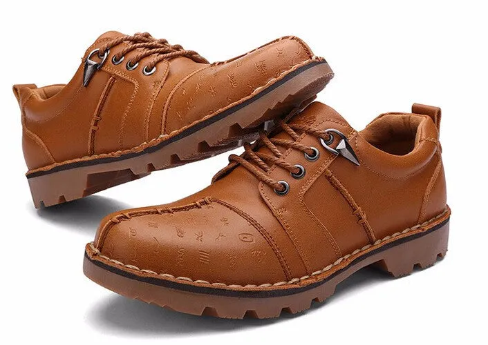 Spring And Autumn Men's Comfortable Boots On Platform