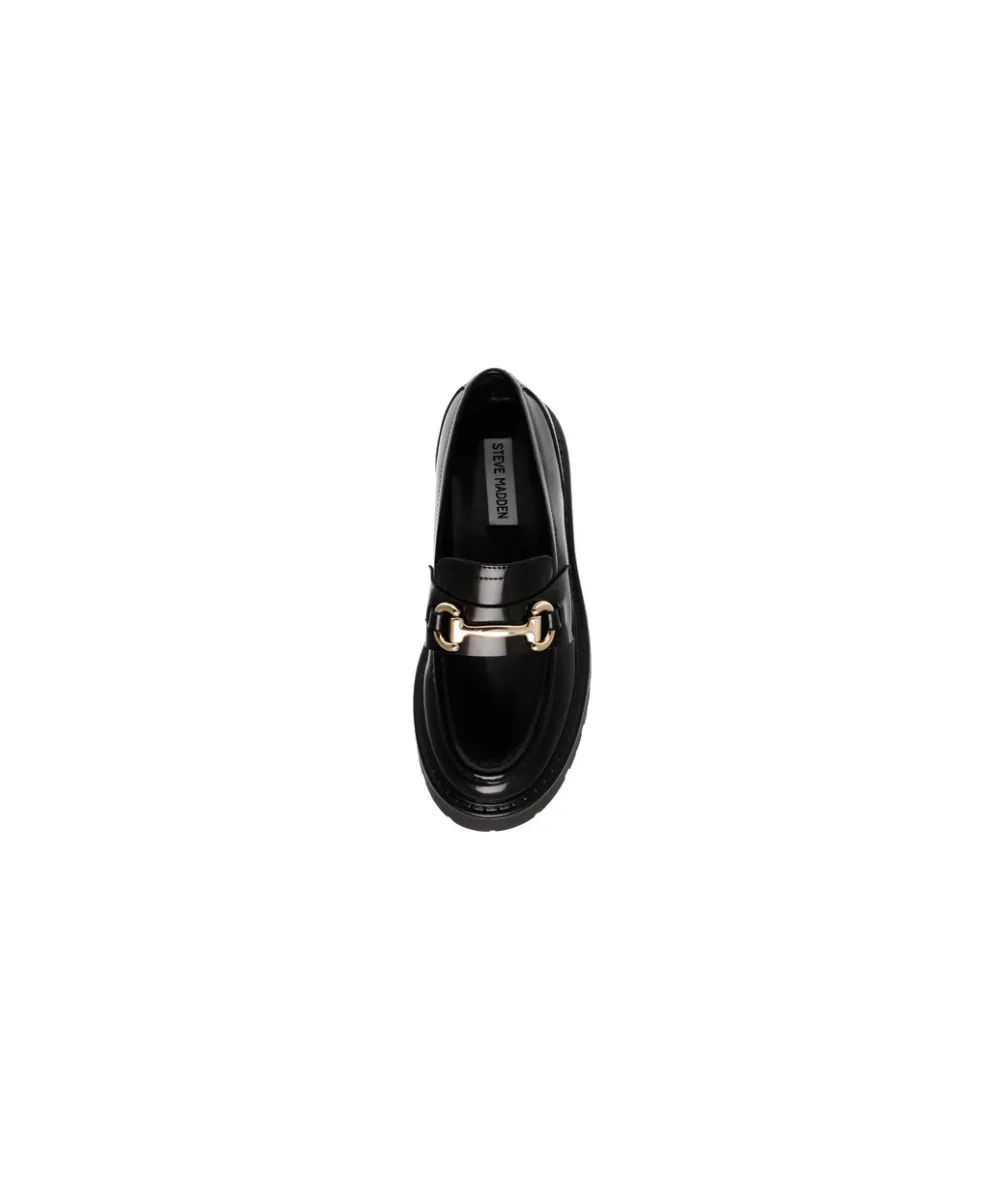STEVE MADDEN LEATHER LANDO-CN LOAFERS