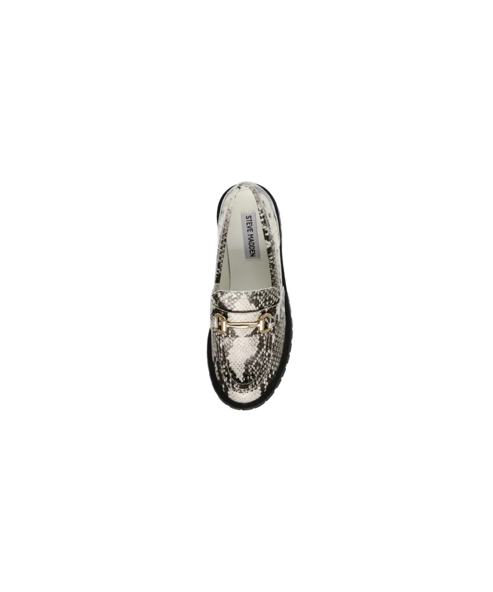 STEVE MADDEN LEATHER LANDO-CN LOAFERS