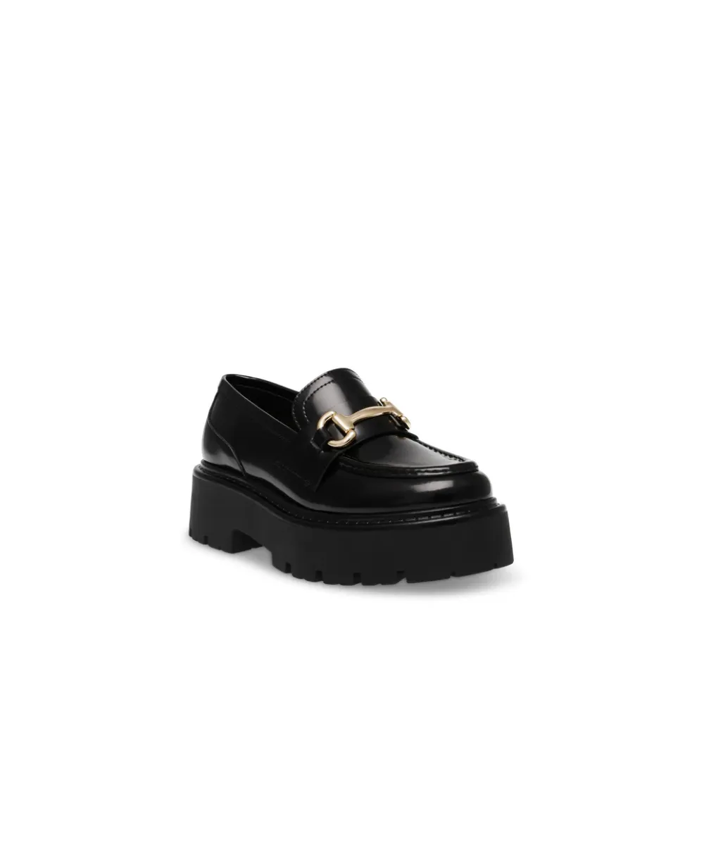 STEVE MADDEN LEATHER LANDO-CN LOAFERS