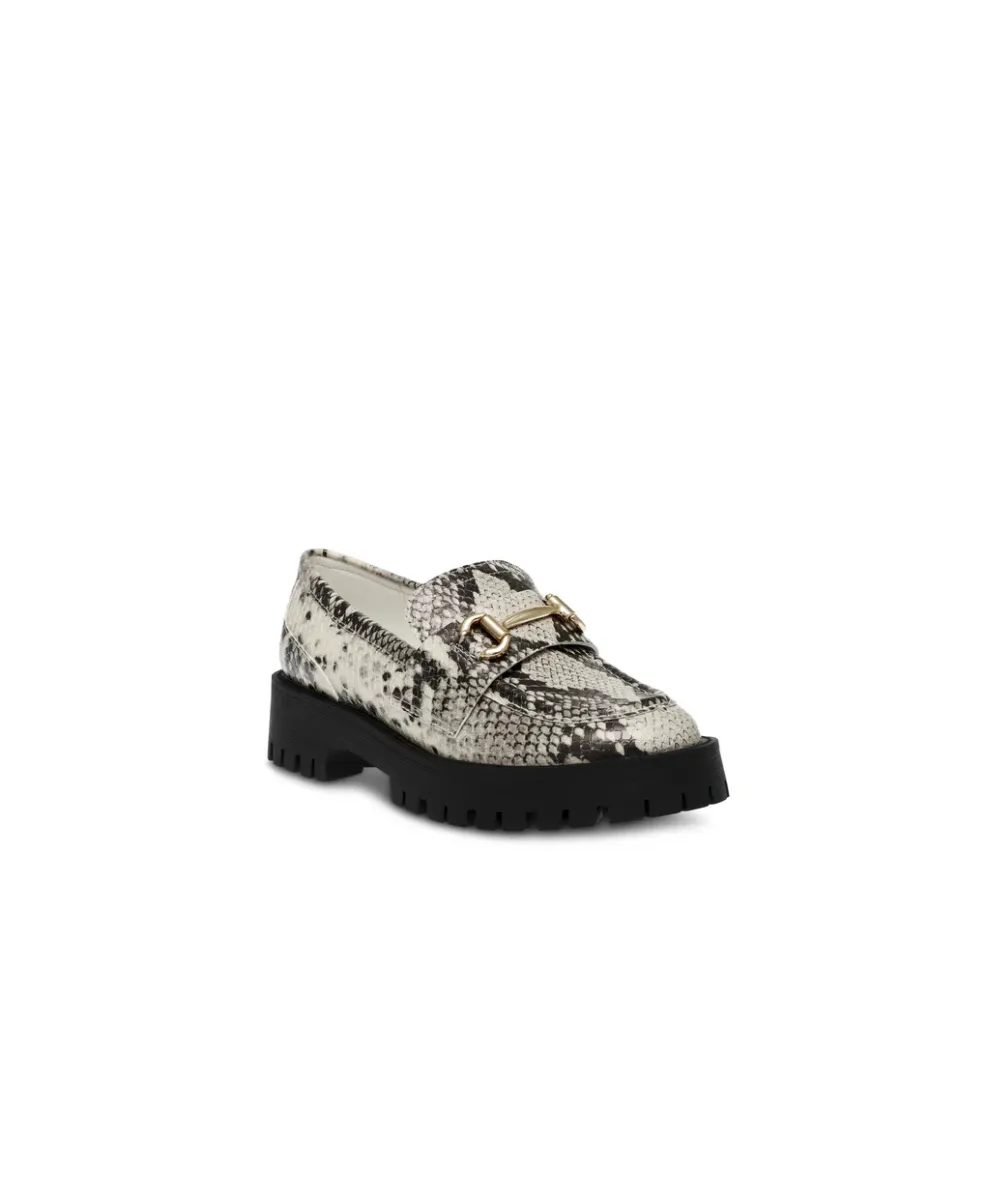 STEVE MADDEN LEATHER LANDO-CN LOAFERS