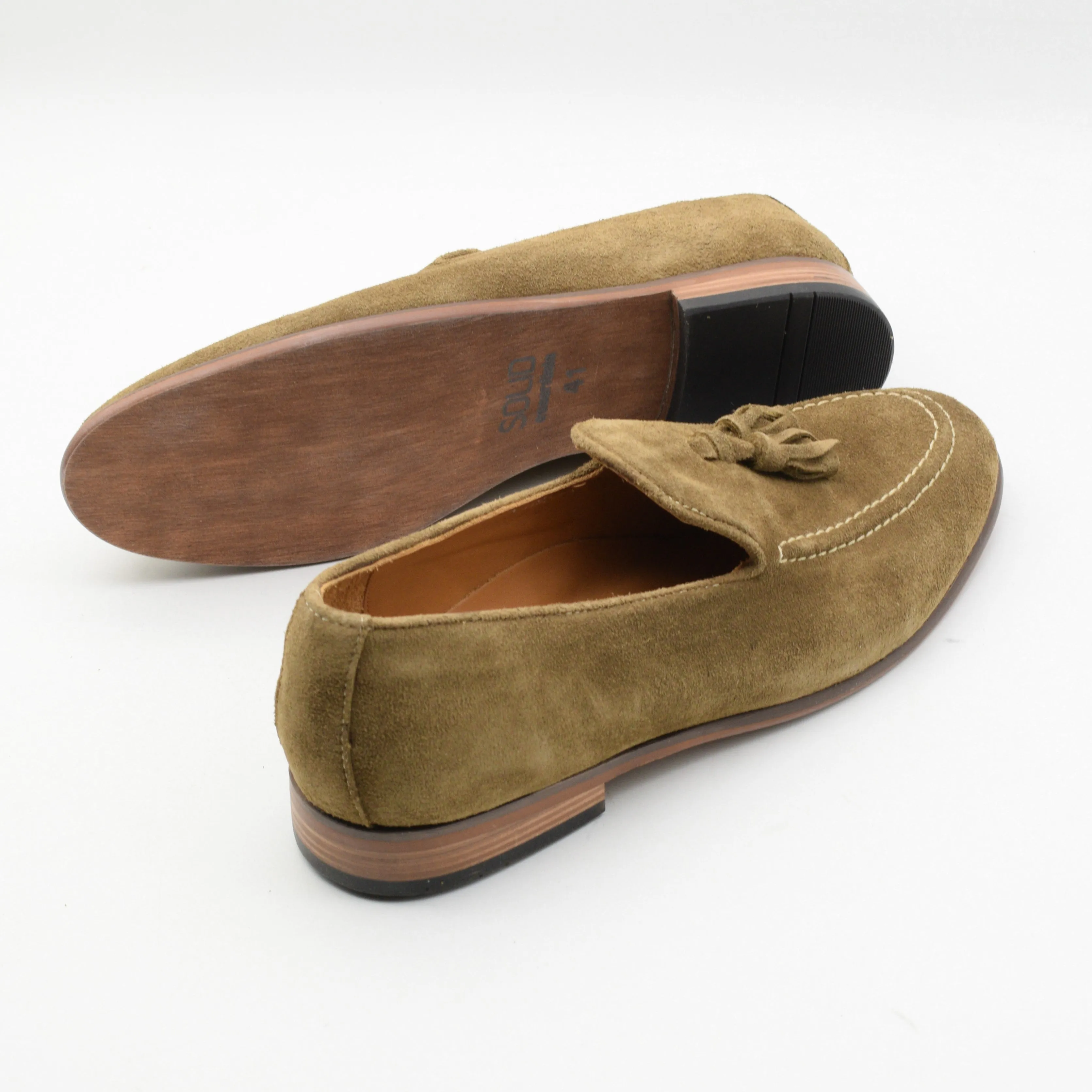 SUEDE TASSEL LOAFERS