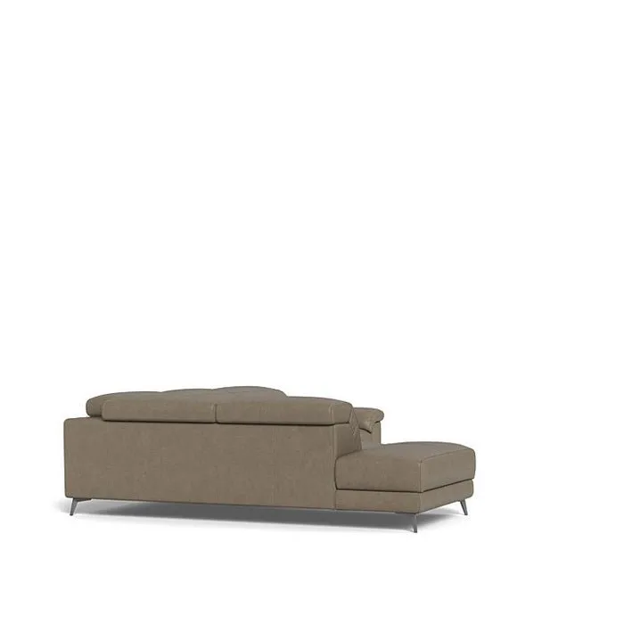 Tate 3 Seater Power Reclining Sofa with Chaise LHF in Leather