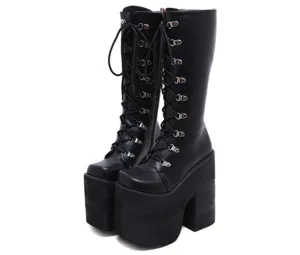 Thick Platform Extreme High Heels Boots