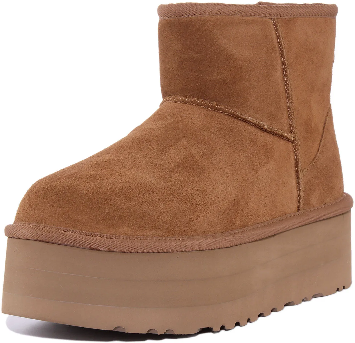 Ugg Australia Classic Mini Pl In Chestnut For Women