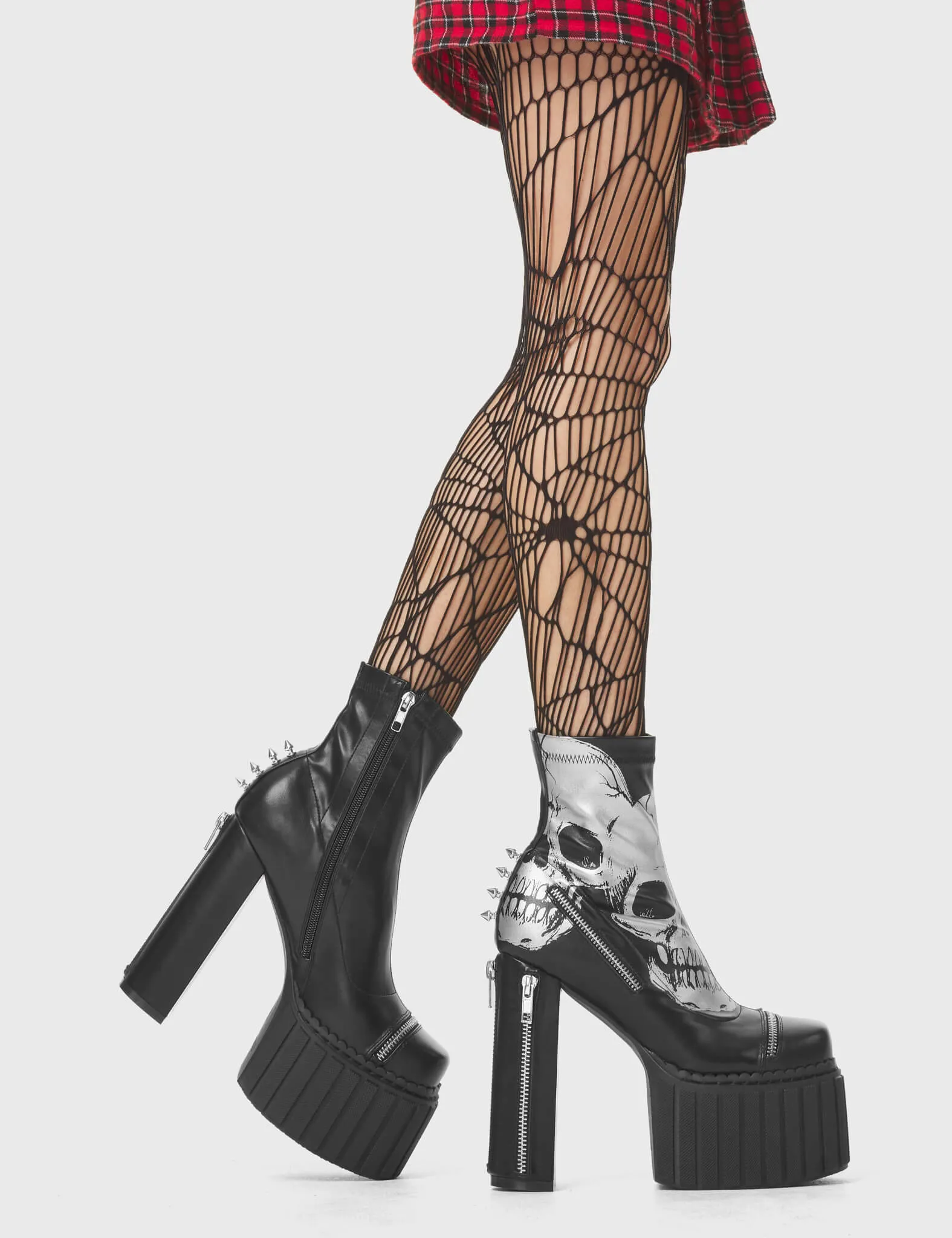 Unbowed Platform Creeper Ankle Boots
